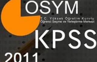 2011 KPSS A grubu ve öğretmenlik başvuruları başlıyor