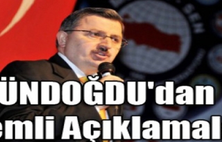 GÜNDOĞDU : BAKAN DİNÇER BİZİ DİKKATE ALMADI....