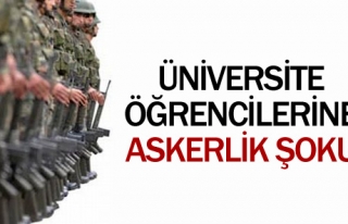 ÜNİVERSİTE ÖĞRENCİLERİNE KIŞLA YOLU GÖRÜNDÜ...