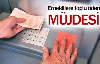 EMEKLİLERE TOPLU ÖDEME MÜJDESİ !