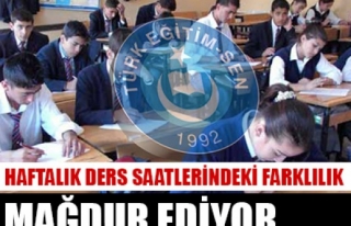 HAFTALIK DERS SAATLERİNDEKİ FARKLILIK MAĞDUR EDİYOR...