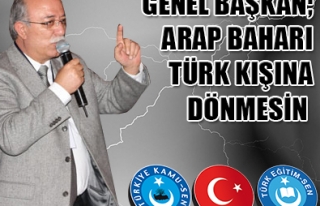 ARAP BAHARI TÜRK KIŞINA DÖNMESİN