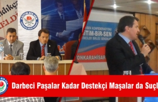 DARBECİ PAŞALAR KADAR DESTEKÇİ MAŞALAR DA SUÇLUDUR