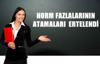 NORM FAZLALARININ ATAMASI ERTELENDİ ...