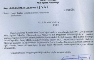 MEM NORM KADRO FAZLASI ÖĞRETMEN ATAMALARINI ERTELEDİ...