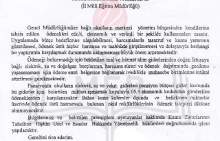 MEB'DEN OKUL MÜDÜRLERİNE UYARI 