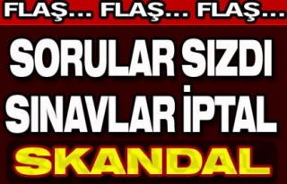 SORULAR SIZDI SINAVLAR İPTAL 