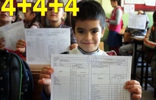 4+4+4'ÜN İLK KARNESİ 