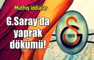 GALATASARAY'DA YAPRAK DÖKÜMÜ 