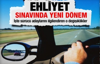 AKAN TRAFİKTE SINAV...