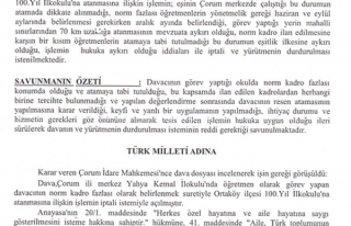 MAHKEMEDEN ÖĞRETMEN ATAMASI İLE İLGİLİ ÖNEMLİ...