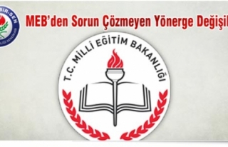 SORUN ÇÖZMEYEN YÖNERGE DEĞİŞİKLİĞİ