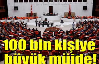 100 BİN SÖZLEŞMELİ KADROYA GEÇİYOR...