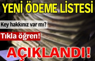 KEY ÖDEME YENİ LİSTESİ YAYIMLANDI 