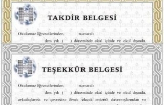 TAKTİR VE TEŞEKKÜR BELGELERİ VERİLECEK Mİ?