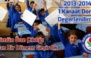 2013-2014 YILI DEĞERLENDİRMESİ 