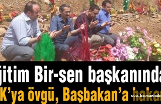 EĞİTİM BİR- SEN BAŞKANINDAN PKK'YA ÖVGÜ ......