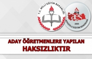 Aday Öğretmenlere Yapılan Haksızlıktır