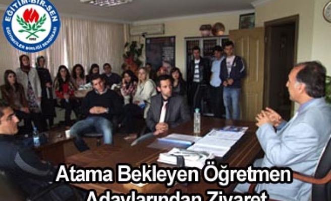 Atama Bekleyen Öğretmen Adaylarından Ziyaret