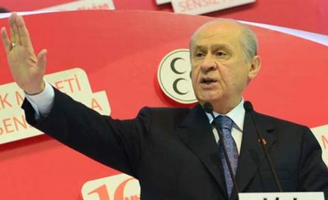 BAHÇELİ MHP'Yİ SOKAĞA ÇIKARIYOR 