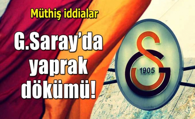 GALATASARAY'DA YAPRAK DÖKÜMÜ 