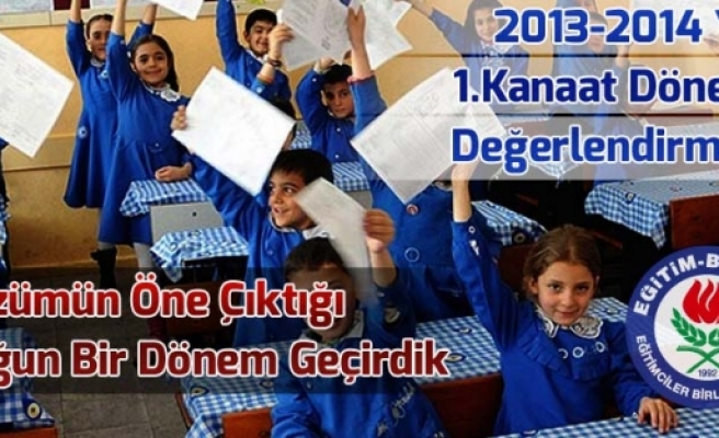 2013-2014 YILI DEĞERLENDİRMESİ 